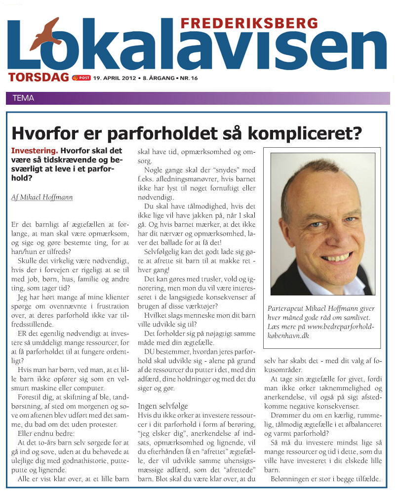 Lokalavisen 12-04 kompliceret parforhold